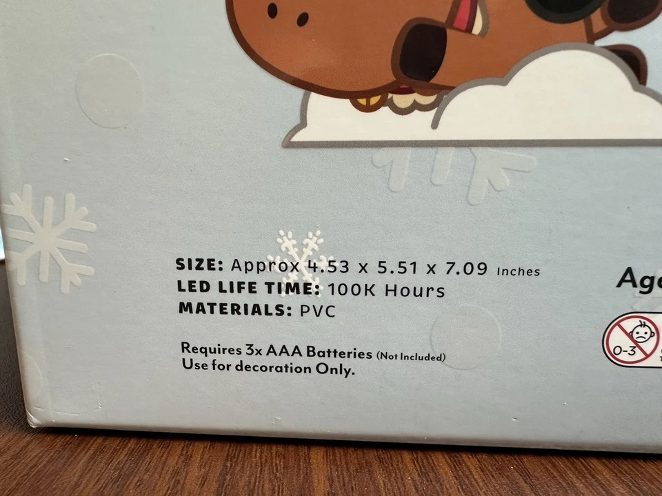 Mimicoco Santa & Turbo Moodlight Blanco Cálido LED Inalámbrico Luz Nocturna Nuevo Foto 2 de 4