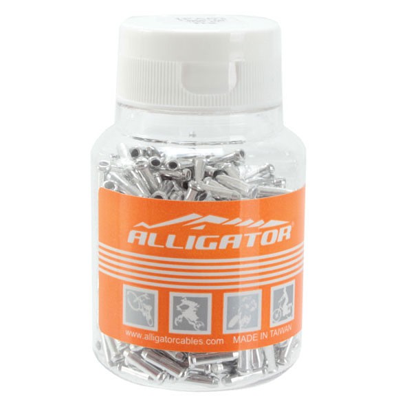 Наконечники тормозных тросов Alligator Silver - Прочная стальная вакуумная упаковка с защитой от истирания 6390₽