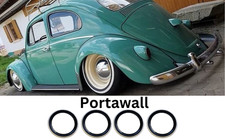 Portawall 4x 15 Black White Wall Tyre Inserts Sidewall Trim Fast Shipping Portawall 4x 15 Black White Wall Tyre Inserts Sidewall Trim Fast Shipping