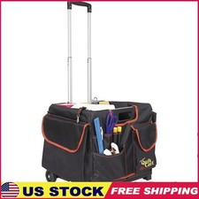 Quik Cart Organizer Saddle Bag W/ 25 Pockets Crafts Tools Garden Cleaning New