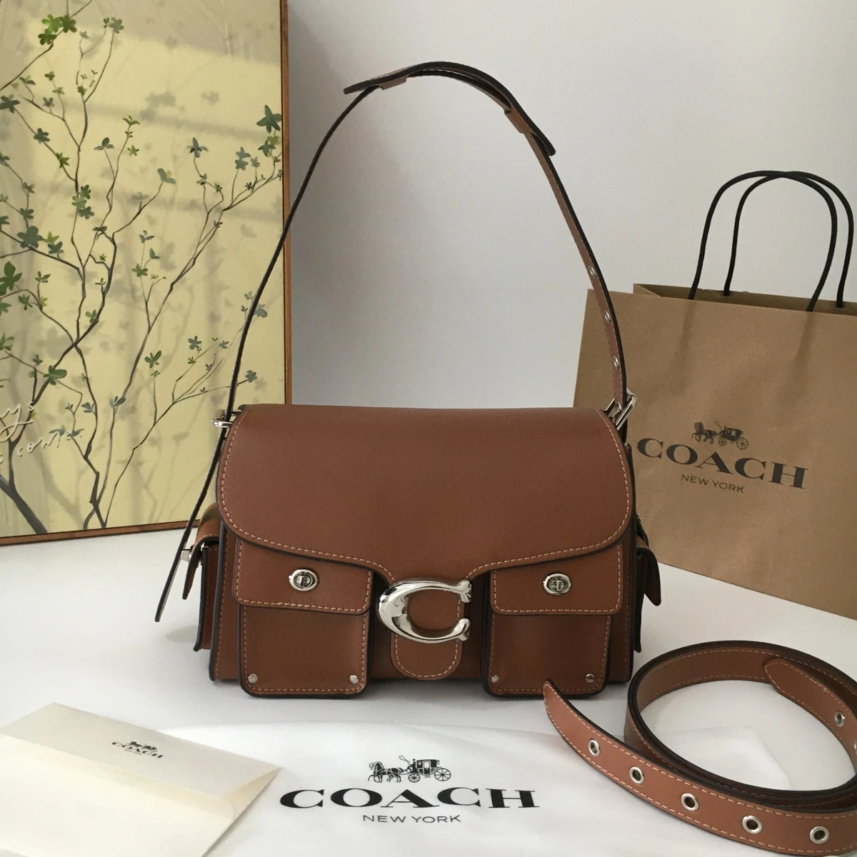 Turn Lock Shoulder Bag Medium Bags & Handbags for Women for sale