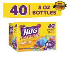 Little HUG Fruit Barrels Original Variety Pack   Shelf-Stable Kids Drinks, 40 Co