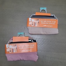 Warners Blissful Benefits No Muffin Top Seamless Hipster 2 Sets Size S5 New