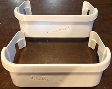 Kenmore Refrigerator Lower Freezer Door Bin 240351607 240351601 P6268 Lot Of 2