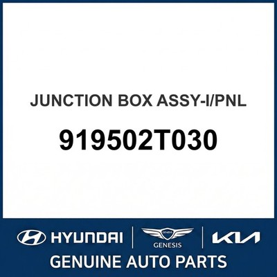 2011-2013 Kia Optima Junction Box Assembly-I/Pnl OEM Neu 919502T030