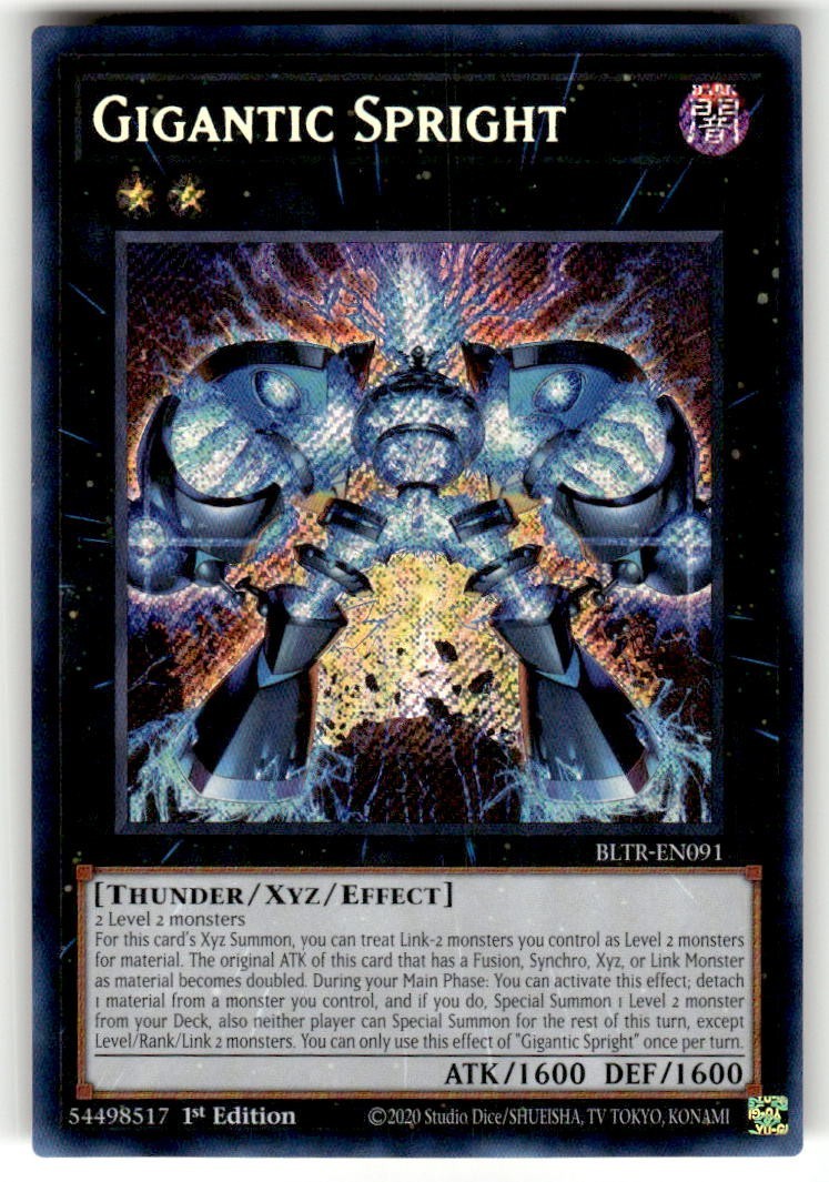 Gigantic Spright BLTR-EN091 Battles of Legend: Terminal Revenge 1st Edition Secr