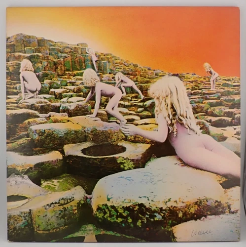 LED ZEPPELIN Houses of the Holy LP Rare Press! SRC "NO WORDS VERSION" LP-343