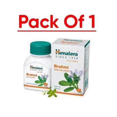 Himalaya Brahmi Tabletten für Stärkung des Geistes 1 Box 60 Tabs Kostenloser ...
