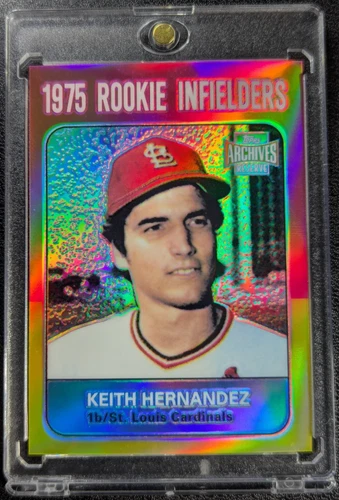 2001 Topps Archives REFRACTOR #623 KEITH HERNANDEZ MINT 🔥 1975 ROOKIE RP RC