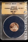 2009 Lincoln Bicentennial Cent — photo from another recent sale