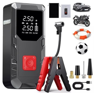 Auto KFZ Starthilfe Jump Starter 12V Ladegerät Booster Powerbank 99800mAh DE