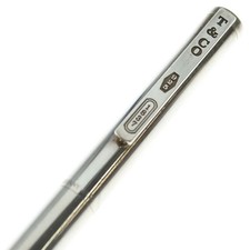 Tiffany  Co 1837 Twist Ballpoint Pen 925 Sterling Silver Ink Level Unknown