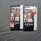 Jockey Boxer Brief Trunk Mens Large White Dri-Release 2 Pack Bundle 1087