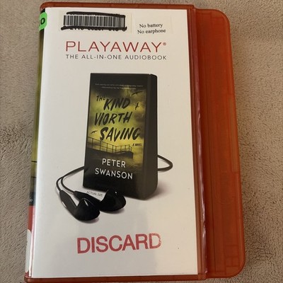 Playaway Audiobook Audio Book Ex Library  - The Kind Worth Saving Peter Swanson