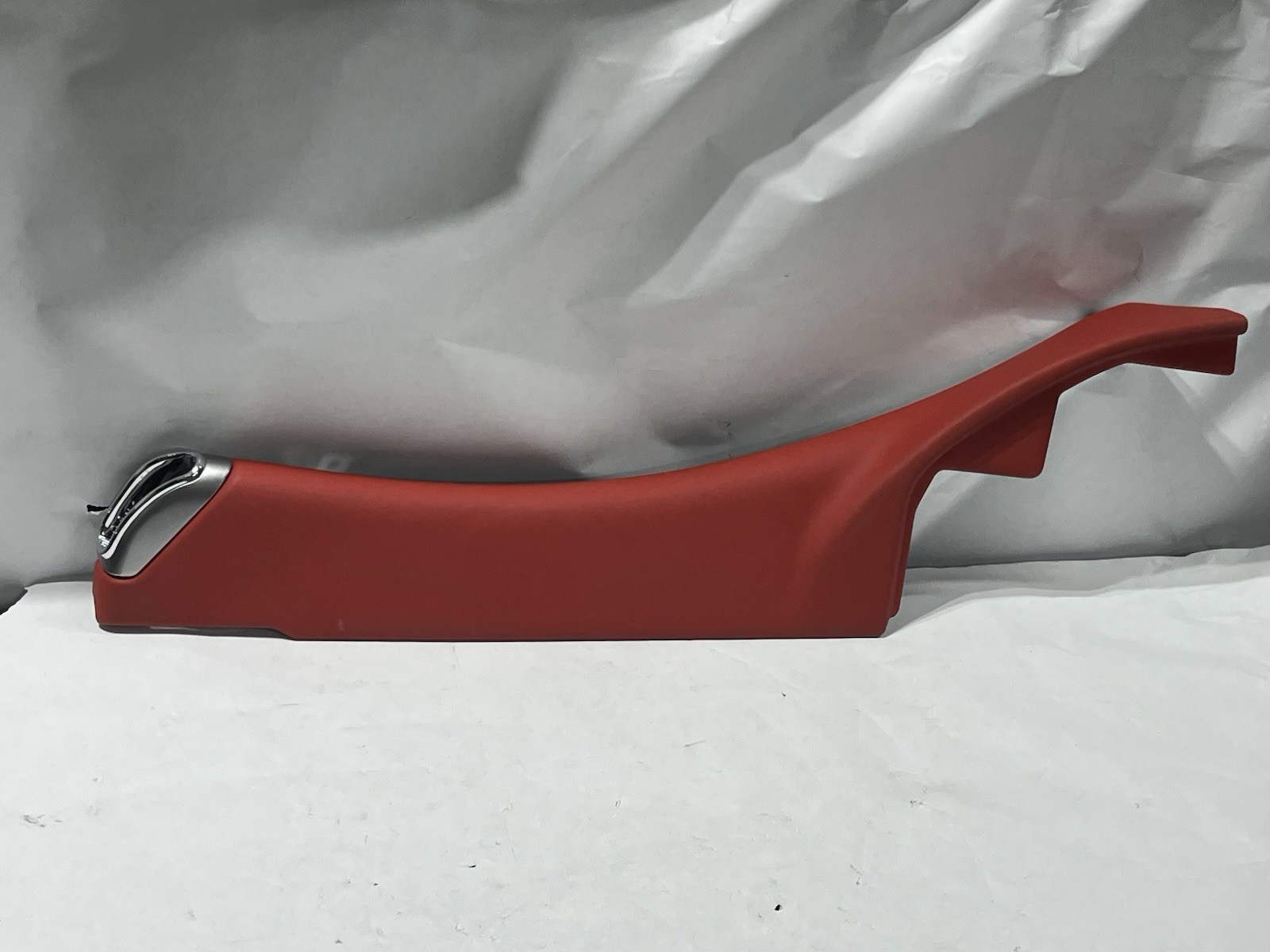 10-15 Maserati GranTurismo M145 Convertible Left Seat Belt Cover Trim RED OEM