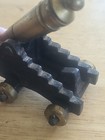 Vintage MF Co. Ship Cannon Caisson Cast Iron & Brass Model Display Miniature 5" — photo 7