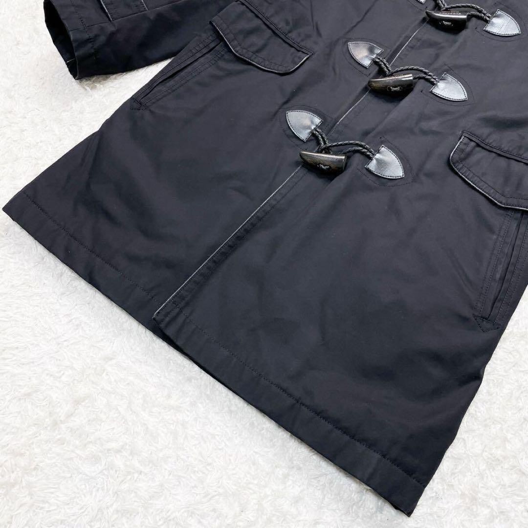 Burberry Nova Check Duffle Coat Black Size M Vintage rare Men's From Japan thumbnail 15