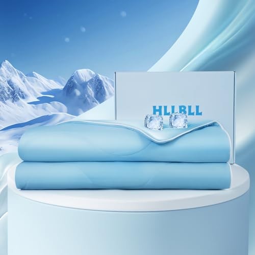 HLLBLL Cooling Comforter Aqua Blue
