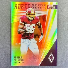 ADRIAN PETERSON 2019 PANINI PHOENIX #13 ADRENALINE RUSH ORANGE (SP /99)