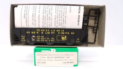 Bowser Keystone HO Pennsylvania Power & Light Co PPLX Unit Hopper Train Car Kit