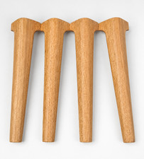 Set of 4 Genuine John Lewis Ebbe Gehl Mira Dining Table Wooden Legs – Oak Finish