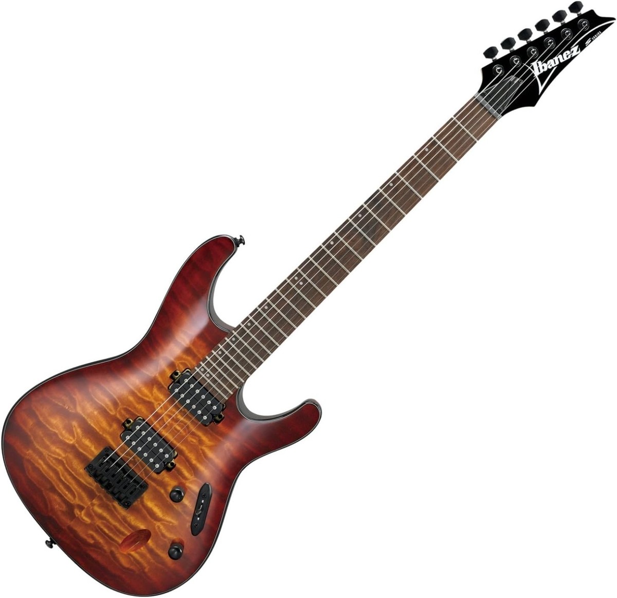 Ibanez S621QM DEB S Series Electric Guitar Dragon Eye Burst w
