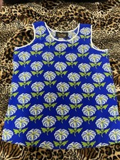 Bob Mackie Wearable Art Shirt 100 silk Size S New