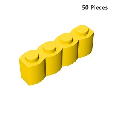 30137 Brick Special 1 x 4 Palisade Yellow 50x Bricks, Pieces & Parts