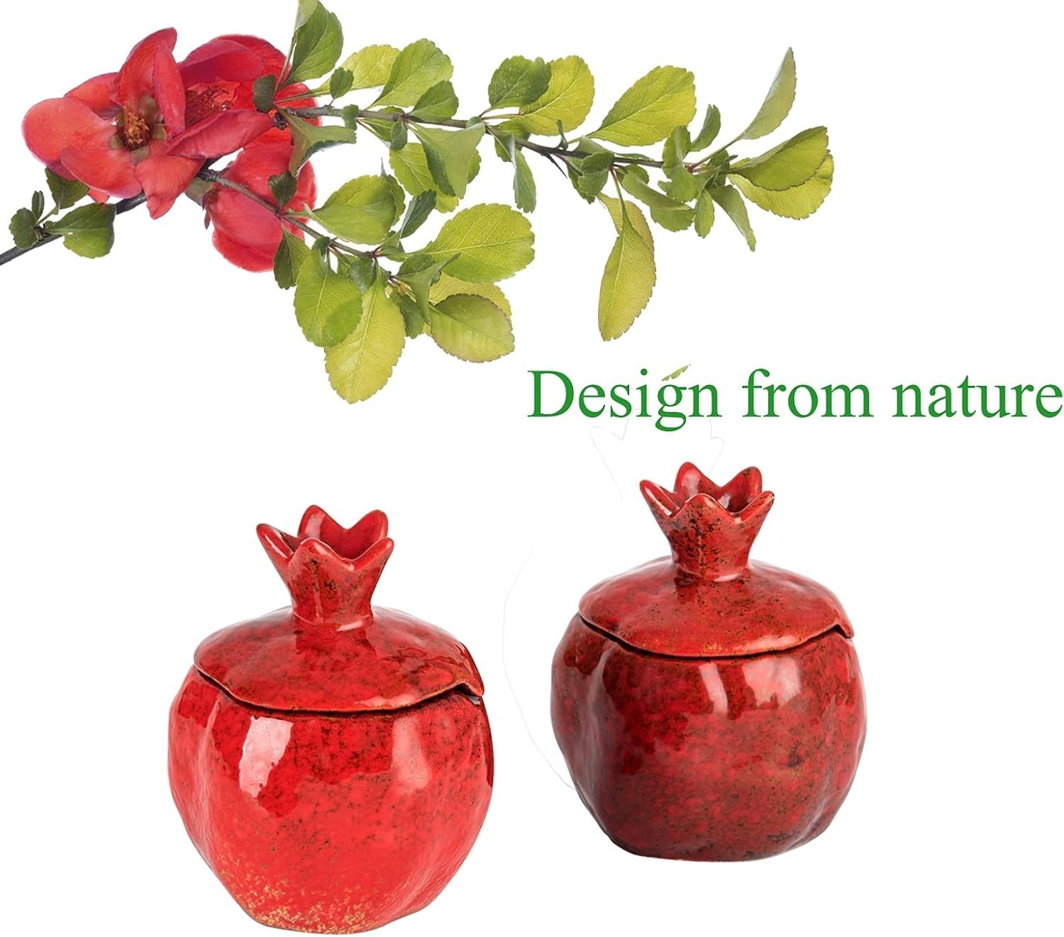 Salt Cellar Salt Box 2 PCS Salt Container Salt Pig Red Salt Bowl Salt Cellar ...