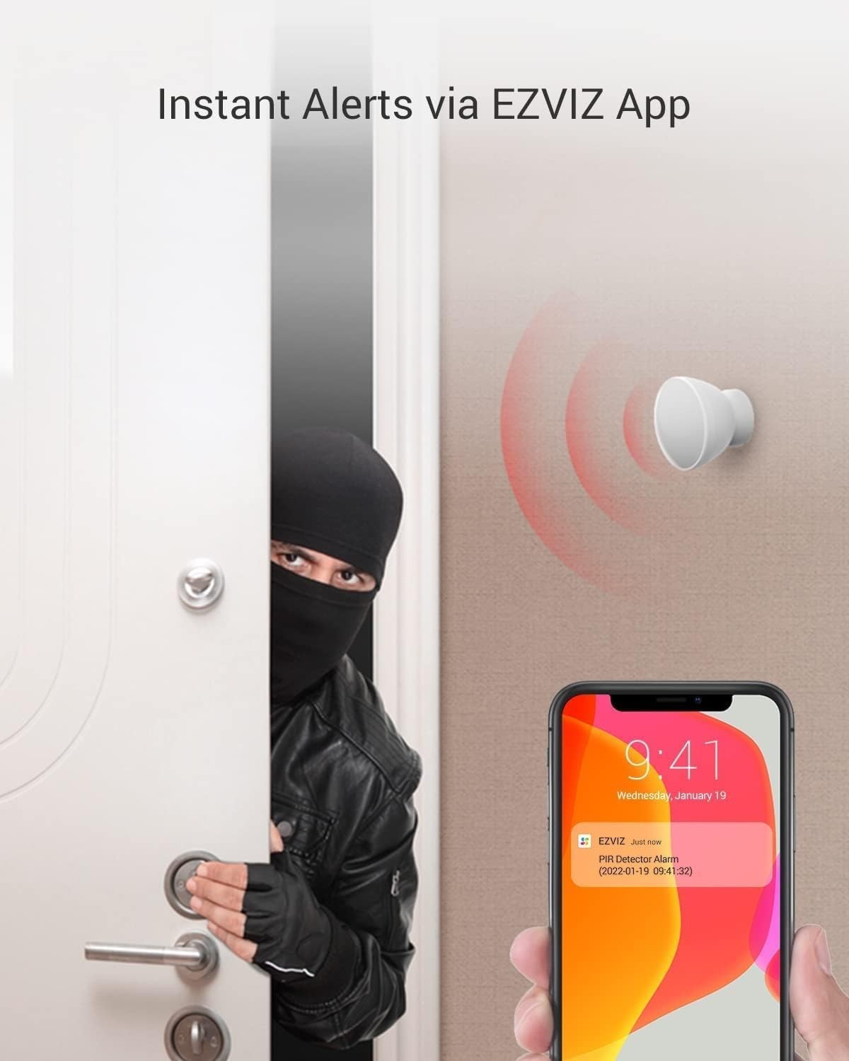 EZVIZ T1C: Il Sensore di Movimento Mini che Arreda e Protegge - 4