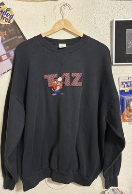 1997 Looney Tunes Taz Crewneck Sweatshirt Embroidered Taz