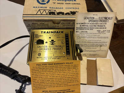MRC TRAINPACK 100N in ORIG BOX With LINER & PAPERWORK ALL TESTED WORKING