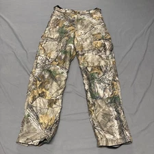 Non-Typical Drake Fleece Camo Cargo Pants   Mens Small Realtree Xtra Hunting