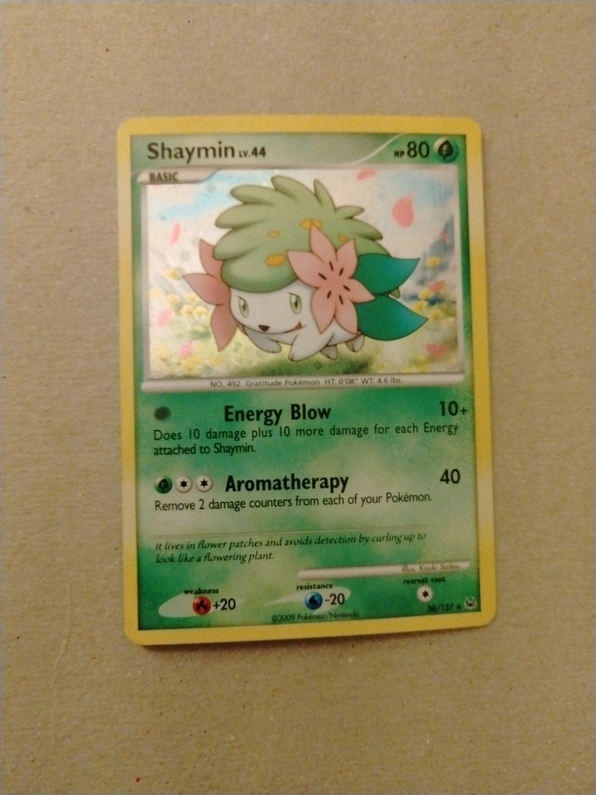 Shaymin (Holofoil) - Pokemon TCG Unleashed 38/127