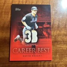 2009 Topps Career Best Relics David Wright (Dark Jersey; Series 1) #CBR-DW