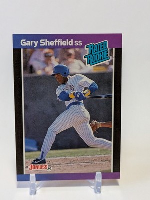 1989 Donruss - Rated Rookie Gary Sheffield #31 (RC) - FREE SHIPPING