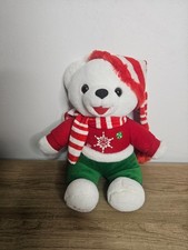 2012 SNOWFLAKE Plush Teddy Bear Dan Dee Christmas Holiday Red Green 14"