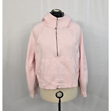 Lululemon Scuba Oversized Half Zip Hoodie Women's XL / XXL Strawberry Pink