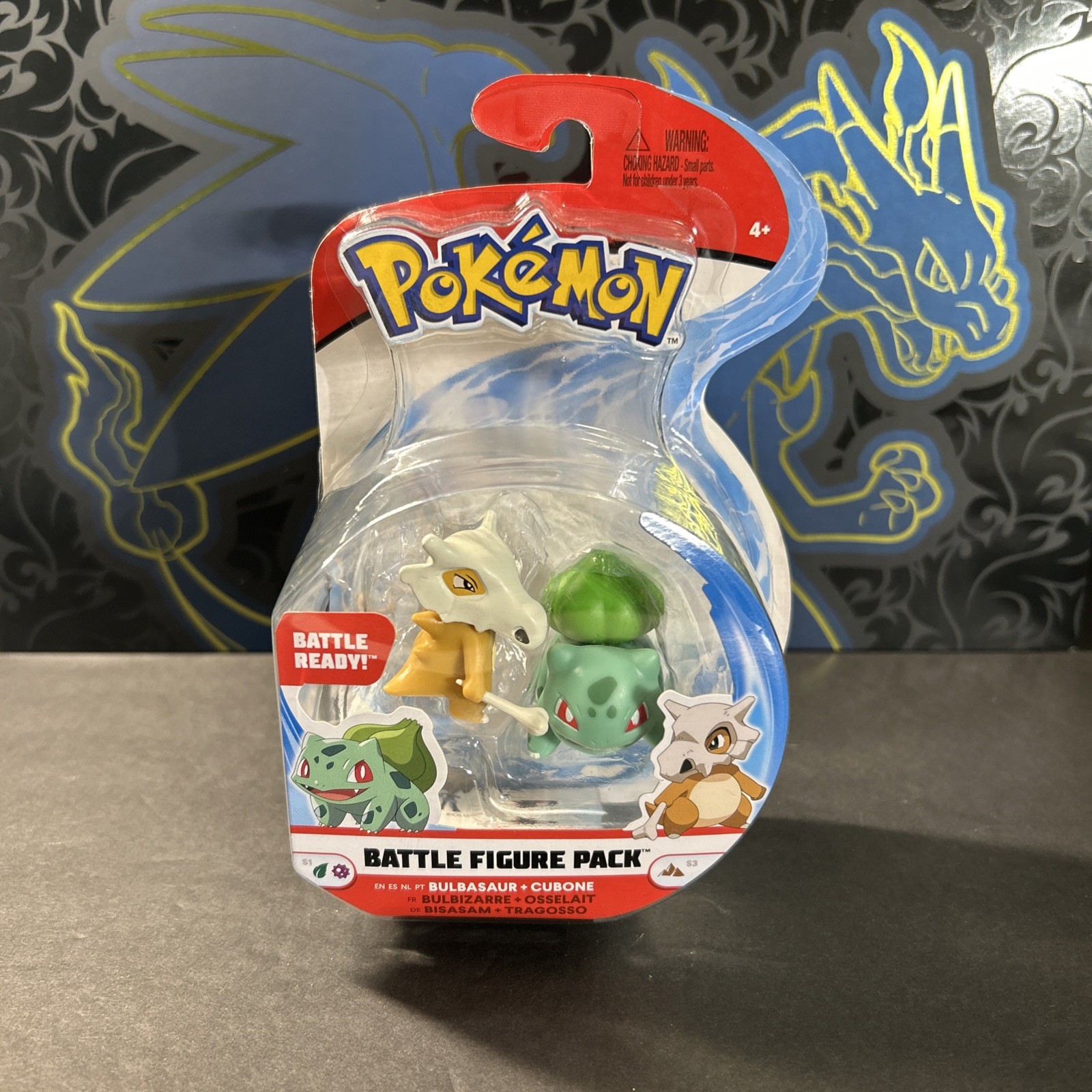 Pokemon Battle Figure Pack BULBASAUR & CUBONE 2 Inch (Brand-