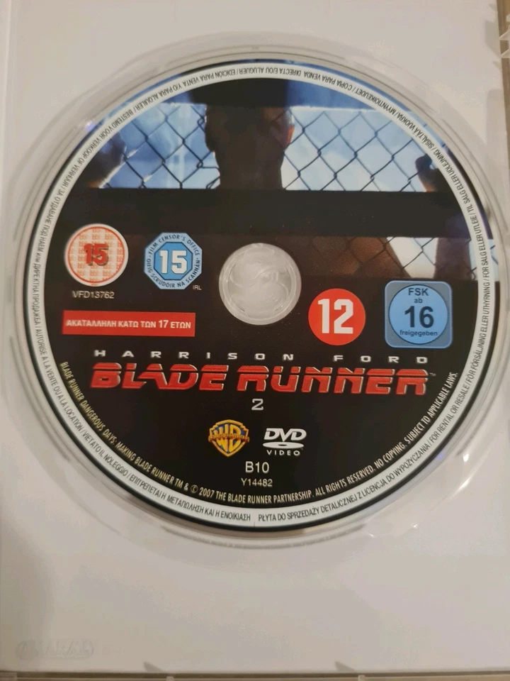 Blade Runner The Final Cut SPECIAL EDITION (DVD, 2 Discs, 1982) Harrison Ford R2 - Image 4 of 4