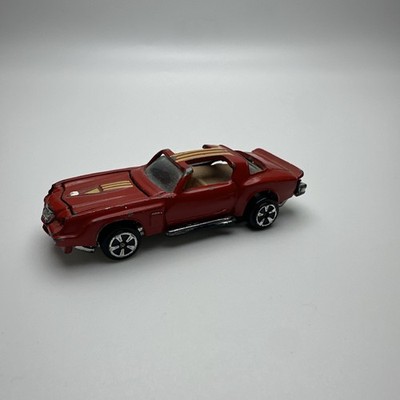 1979 KIDCO PONTIAC FIREBIRD T-TOP RED DIECAST 2 7/8'' CAR W/ YELLOW TAN & CHROME