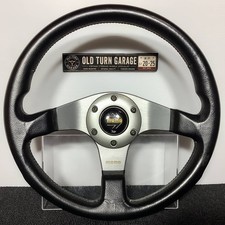 Rare Momo Tuner Tuner 32 Leather Steering Wheel Horn Button With Horn Ring Rare Momo Tuner Tuner 32 Leather Steering Wheel Horn Button With Horn Ring