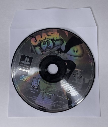 Crash Bandicoot 2: Cortex Strikes Back (Sony PlayStation) PS1 DISC ONLY TESTED