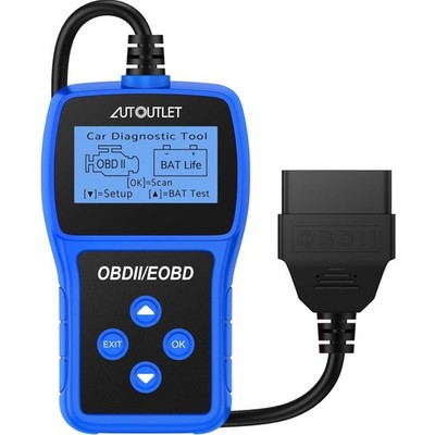Diagnosegerät für Auto Fehlercodes - EOBD Motor Fehlercodeleser Scanner in Blau