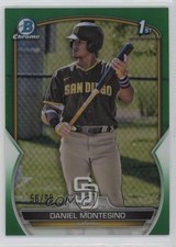 2023 Bowman Chrome Prospects Green Refractor /99 Daniel Montesino #BCP-114 16ei