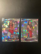2025 Prizm WNBA Kiki Iriafen Cracked Ice Rookie Variation #149 Georgia Amoore RC