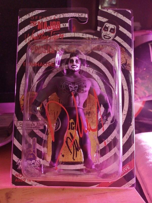 DANHAUSEN Major Bendies Highspots AUTOGRAPHED figure  w/case
