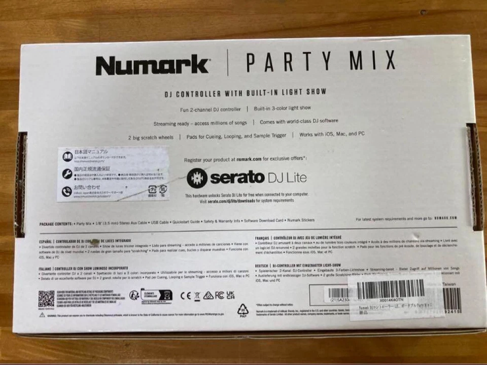 Numark Party Mix DJ-Controller mit integrierter Lichtshow - Bild 4 von 4