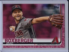 Brad Boxberger 2019 Topps Series 1 Mother's Day Hot Pink #'d /50 Base Parallel