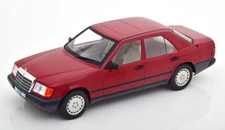 1984 MERCEDES 260E W124 DARK RED METAL MCG18284 1/18 MCG 18284 MODELCAR GROUP